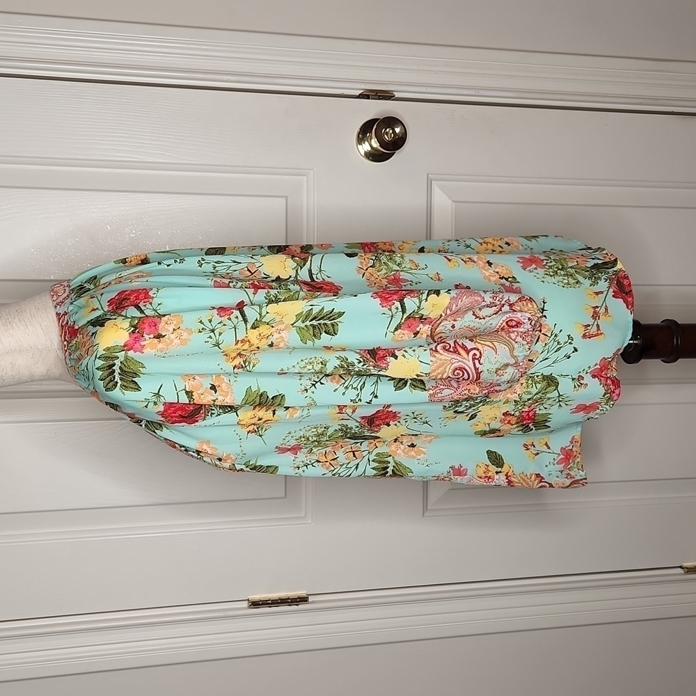 ANTHROPOLOGIE Fig and Flower Boho Peasant Blouse Size S - Picture 7 of 13